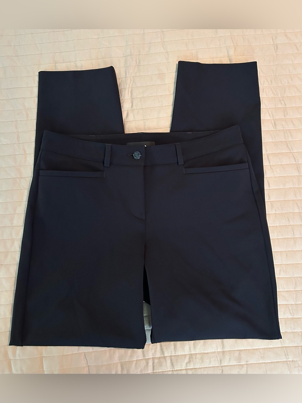 Cambio Classic Women's Black Straight-Leg Dress Pants